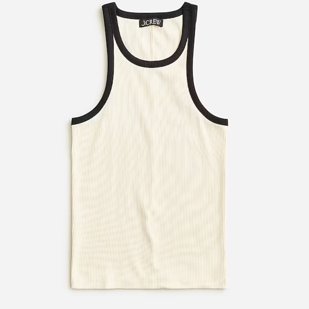 New With Tag. Crew High Neck cutaway top